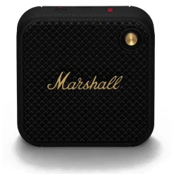Marshall - Willen - Black and Brass - Portable Bluetooth Speaker - Iconic Classic Premium High Quality Speaker - Avvenice