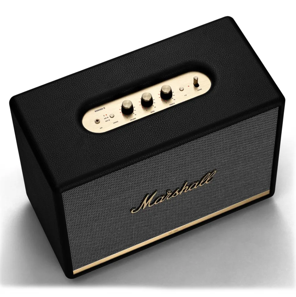 Marshall - Woburn II - Black - Bluetooth Speaker - Iconic Classic Premium High Quality Speaker - Avvenice