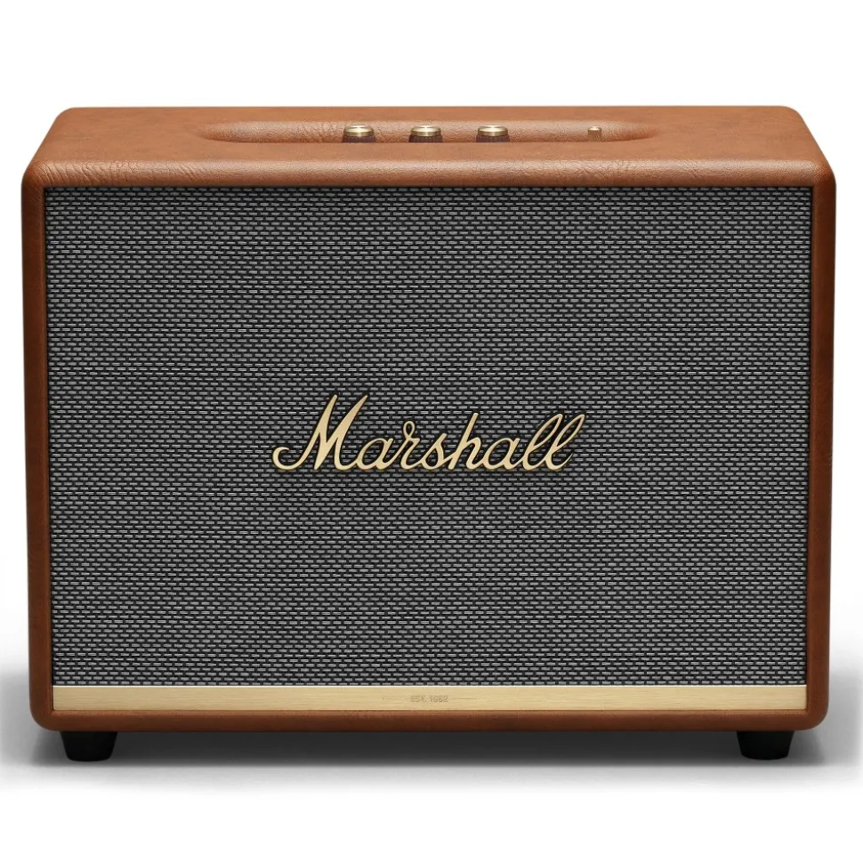 Marshall - Woburn II - Brown - Bluetooth Speaker - Iconic Classic Premium High Quality Speaker - Avvenice