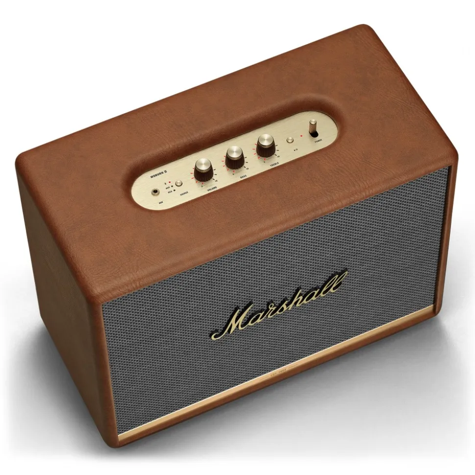 Marshall - Woburn II - Brown - Bluetooth Speaker - Iconic Classic Premium High Quality Speaker - Avvenice