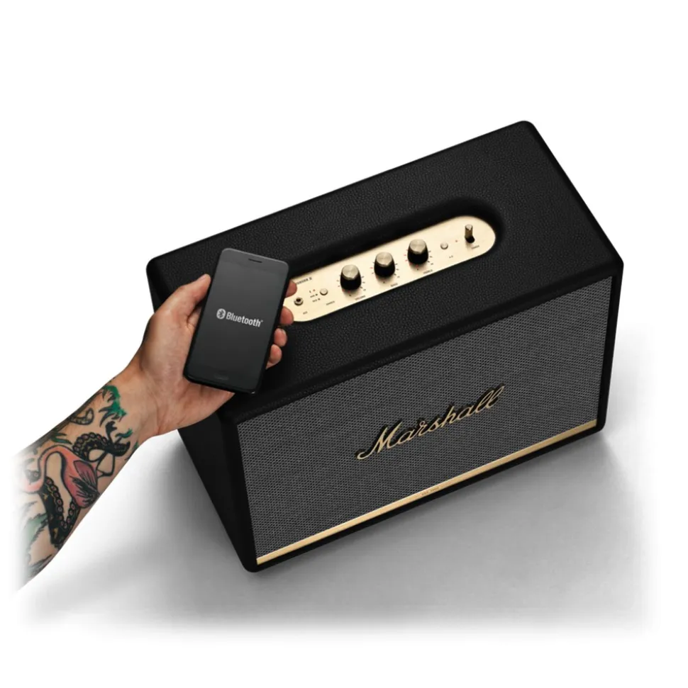 Marshall - Woburn II - Brown - Bluetooth Speaker - Iconic Classic Premium High Quality Speaker - Avvenice