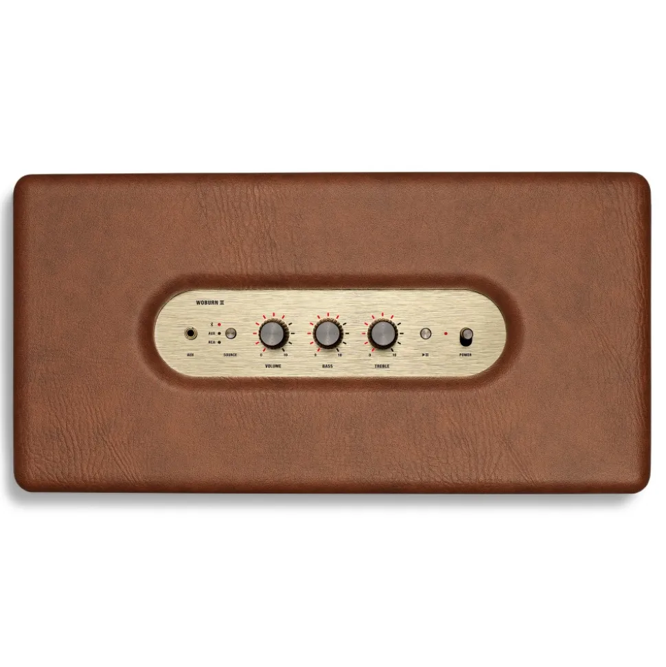 Marshall - Woburn II - Brown - Bluetooth Speaker - Iconic Classic Premium High Quality Speaker - Avvenice