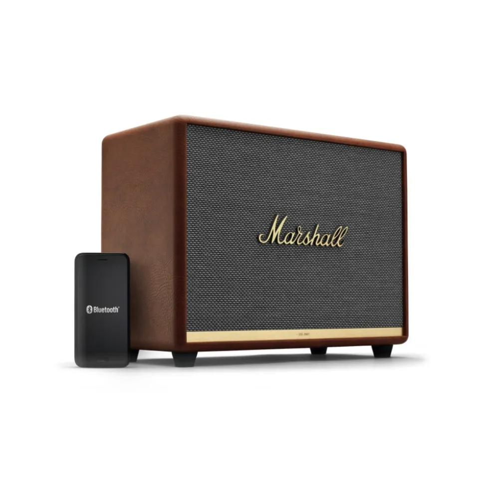 Marshall - Woburn II - Brown - Bluetooth Speaker - Iconic Classic Premium High Quality Speaker - Avvenice