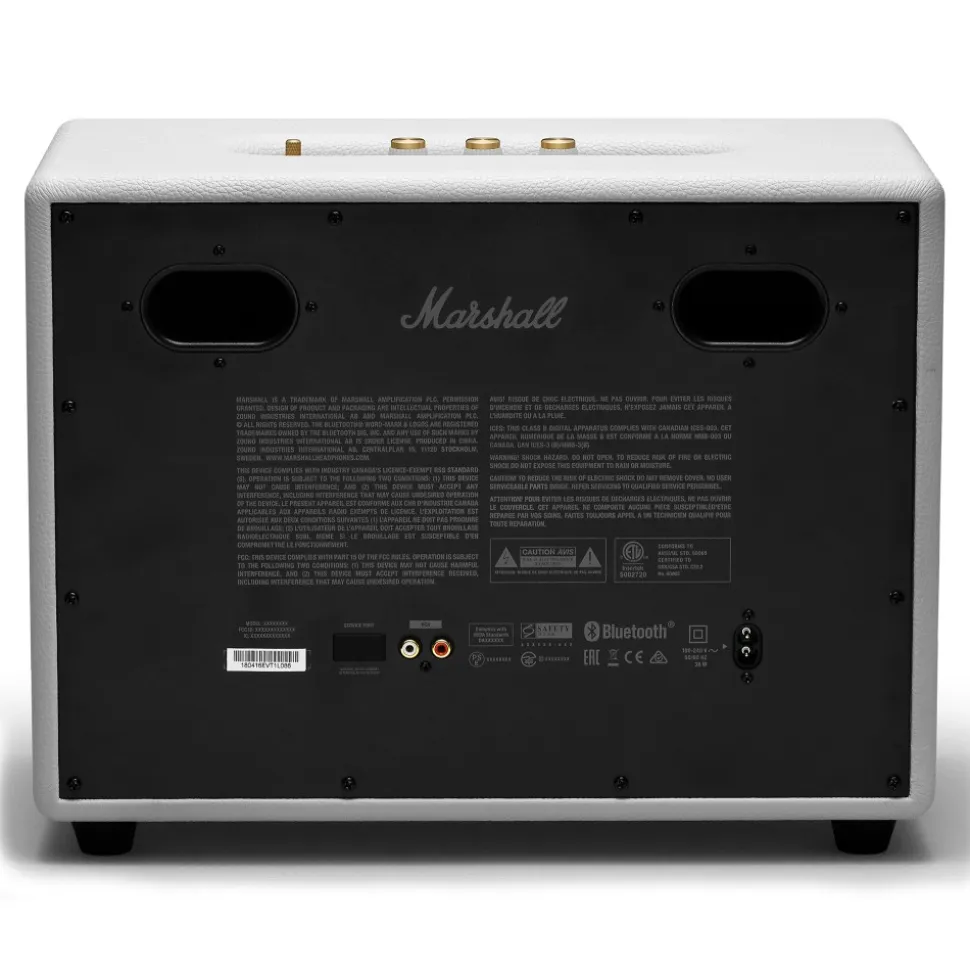 Marshall - Woburn II - White - Bluetooth Speaker - Iconic Classic Premium High Quality Speaker - Avvenice
