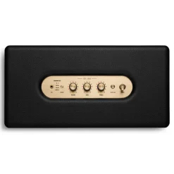 Marshall - Woburn III - Black and Brass - Bluetooth Speaker - Iconic Classic Premium High Quality Speaker - Avvenice