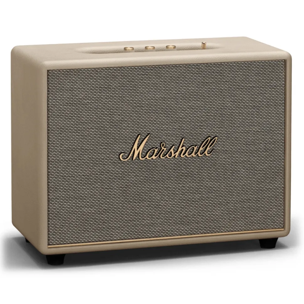 Marshall - Woburn III - Cream - Bluetooth Speaker - Iconic Classic Premium High Quality Speaker - Avvenice