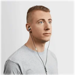 Master & Dynamic - ME05 - Limited Edition - Leica Camera AG - 0.95 - Chrome / Black Rubber - Wireless Earphones - Avvenice