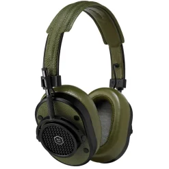 Master & Dynamic - MH40 - Black Metal / Olive Leather - Premium High Quality and Performance Over-Ear Headphones - Avvenice