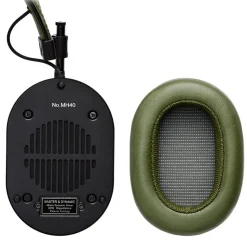 Master & Dynamic - MH40 - Black Metal / Olive Leather - Premium High Quality and Performance Over-Ear Headphones - Avvenice