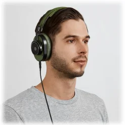 Master & Dynamic - MH40 - Black Metal / Olive Leather - Premium High Quality and Performance Over-Ear Headphones - Avvenice