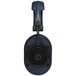 Master & Dynamic - MH40 - Black Metal / Navy Leather - Premium High Quality and Performance Over-Ear Headphones - Avvenice
