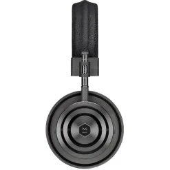 Master & Dynamic - MH30 - Gunmetal / Black Leather - Premium High Quality and Performance On-Ear Headphones - Avvenice