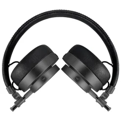 Master & Dynamic - MH30 - Gunmetal / Black Leather - Premium High Quality and Performance On-Ear Headphones - Avvenice