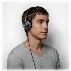 Master & Dynamic - MH30 - Gunmetal / Black Leather - Premium High Quality and Performance On-Ear Headphones - Avvenice