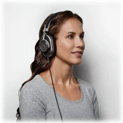 Master & Dynamic - MH40 - Gunmetal / Black Leather - Premium High Quality and Performance Over-Ear Headphones - Avvenice