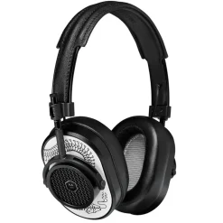 Master & Dynamic - MH40 - Limited Edition - Scott Campbell Studio - Black Metal / White Leather - Premium Over-Ear Headphones - Avvenice