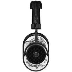 Master & Dynamic - MH40 - Limited Edition - Scott Campbell Studio - Black Metal / White Leather - Premium Over-Ear Headphones - Avvenice