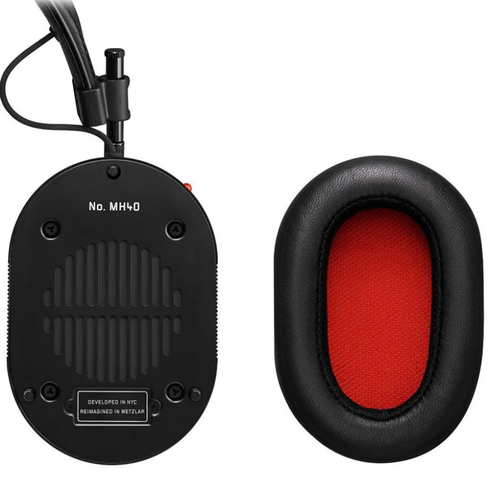 Master & Dynamic - MH40 - Limited Edition - Leica Camera AG - 0.95 - Black Metal / Black Leather - Premium Over-Ear Headphones - Avvenice