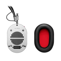 Master & Dynamic - MH40 - Limited Edition - Leica Camera AG - 0.95 - Silver Metal / Black Leather - Premium Over-Ear Headphones - Avvenice