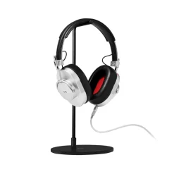 Master & Dynamic - MH40 - Limited Edition - Leica Camera AG - 0.95 - Silver Metal / Black Leather - Premium Over-Ear Headphones - Avvenice