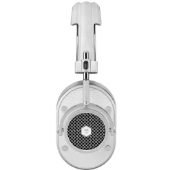 Master & Dynamic - MH40 - Silver Metal / White Leather - Premium High Quality and Performance Over-Ear Headphones - Avvenice