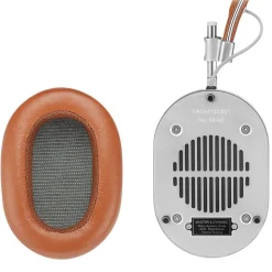 Master & Dynamic - MH40 - Silver Metal / Brown Leather - Premium High Quality and Performance Over-Ear Headphones - Avvenice