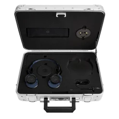 Master & Dynamic - MH40 - Zero Halliburton Kit - Black Metal / Navy Leather - Premium High Quality Over-Ear Headphones - Avvenice