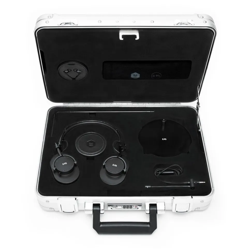 Master & Dynamic - MH40 - Zero Halliburton Kit - Limited Edition - Leica Camera AG - 0.95 - Black - Premium Over-Ear Headphones - Avvenice