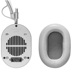 Master & Dynamic - MH40 - Zero Halliburton Kit - Silver Metal / White Leather - Premium High Quality Over-Ear Headphones - Avvenice