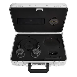 Master & Dynamic - MH40 - Zero Halliburton Kit - Gunmetal / Black Leather - Premium High Quality Over-Ear Headphones - Avvenice