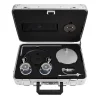 Master & Dynamic - MH40 - Zero Halliburton Kit - Silver Metal / Navy Leather - Premium High Quality Over-Ear Headphones - Avvenice