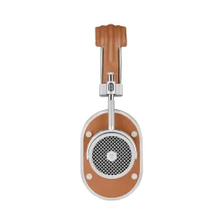 Master & Dynamic - MH40 Wireless - Silver Metal / Brown Canvas - Premium High Quality and Performance Over-Ear Headphones - Avvenice