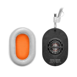 Master & Dynamic - MH40 Wireless - Silver Metal / Silver Canvas - Premium High Quality and Performance Over-Ear Headphones - Avvenice