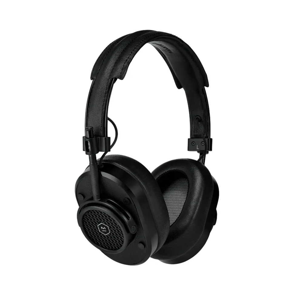 Master & Dynamic - MH40 Wireless - Black Metal / Black Coated Canvas - Premium High Quality and Performance Over-Ear Headphones - Avvenice