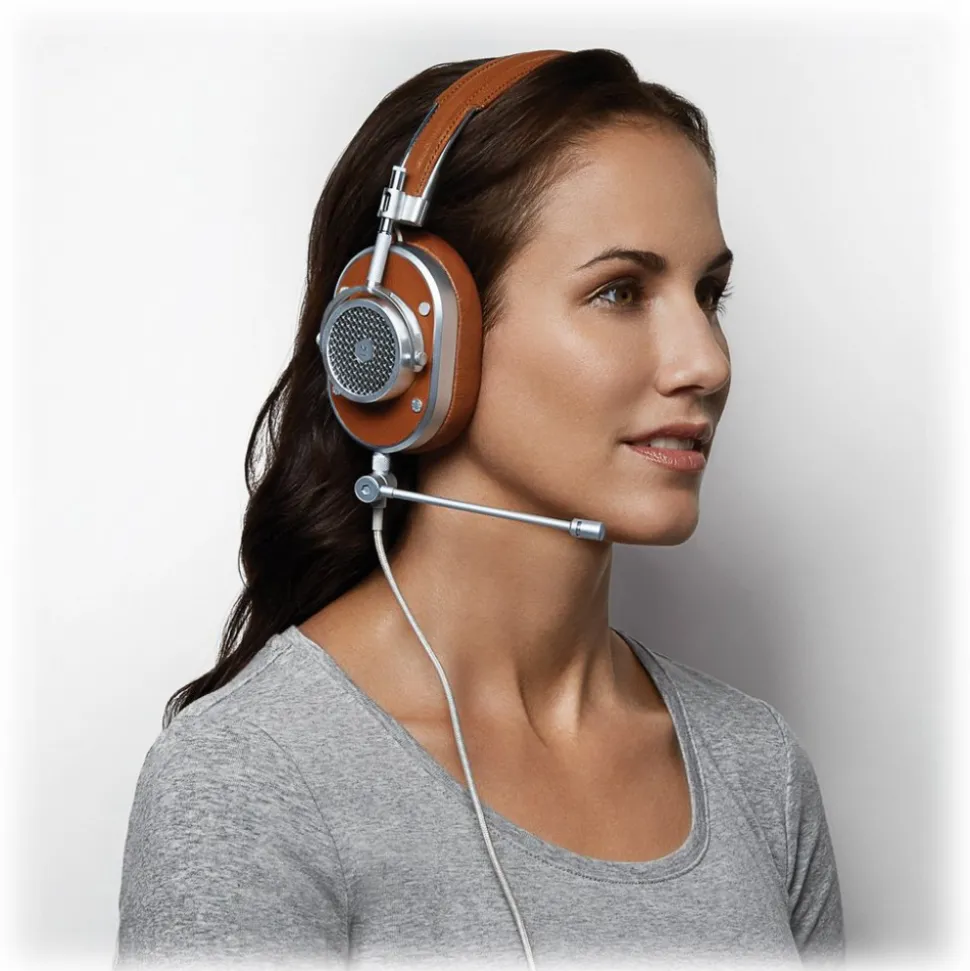 Master & Dynamic - MM800 - Boom Mic - Silver - Unidirectional Microphone for Premium Headphones - Avvenice