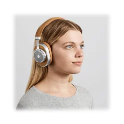 Master & Dynamic - MW65 - Away - Silver Metal / Tan Leather - ANC Wireless Headphones - Premium Quality - Avvenice