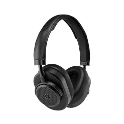 Master & Dynamic - MW65 - Black Metal / Black Leather - Active Noise-Cancelling Wireless Headphones - Premium Quality - Avvenice