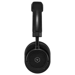 Master & Dynamic - MW50+ - Black Metal / Black Leather - Premium High Quality Wireless 2-in-1 On + Over-Ear Headphones - Avvenice