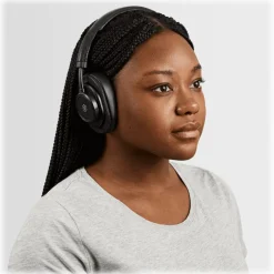 Master & Dynamic - MW50+ - Black Metal / Black Leather - Premium High Quality Wireless 2-in-1 On + Over-Ear Headphones - Avvenice