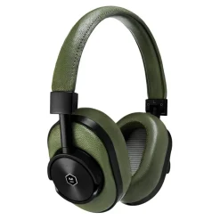 Master & Dynamic - MW60 - Black Metal / Olive Leather - Premium High Quality and Performance Wireless Over-Ear Headphones - Avvenice