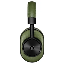Master & Dynamic - MW60 - Black Metal / Olive Leather - Premium High Quality and Performance Wireless Over-Ear Headphones - Avvenice