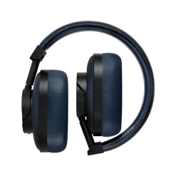 Master & Dynamic - MW60 - Black Metal / Navy Leather - Premium High Quality and Performance Wireless Over-Ear Headphones - Avvenice