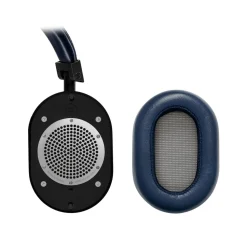 Master & Dynamic - MW60 - Black Metal / Navy Leather - Premium High Quality and Performance Wireless Over-Ear Headphones - Avvenice