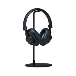 Master & Dynamic - MW60 - Black Metal / Navy Leather - Premium High Quality and Performance Wireless Over-Ear Headphones - Avvenice
