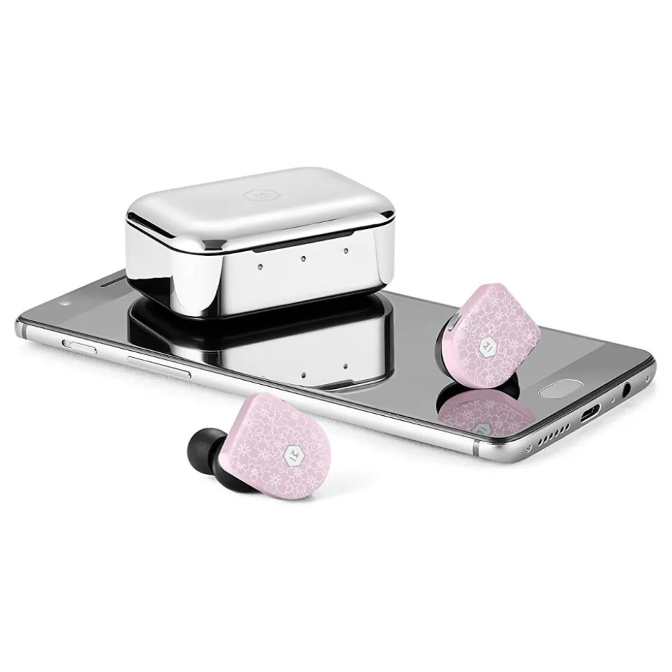 Master & Dynamic - MW07 - Cherry Blossom Acetate - High Quality True Wireless Earphones - Avvenice