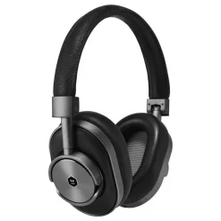 Master & Dynamic - MW60 - Gunmetal / Black Leather - Premium High Quality and Performance Wireless Over-Ear Headphones - Avvenice