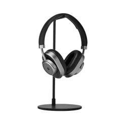 Master & Dynamic - MW65 - Gunmetal / Black Leather - Active Noise-Cancelling Wireless Headphones - Premium Quality - Avvenice