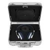 Master & Dynamic - MW60 - Halliburton Case - Silver Metal / Navy Leather - Premium High Quality Wireless Over-Ear Headphones - Avvenice