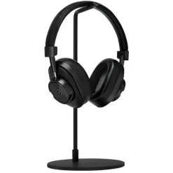 Master & Dynamic - MW60 - Halliburton Case - Black Metal / Black Leather - Premium High Quality Wireless Over-Ear Headphones - Avvenice