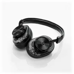 Master & Dynamic - MW60 - Limited Edition - Scott Campbell Studio - Black Metal / Black Leather - Wireless Headphones - Avvenice